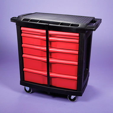 MedValue Five-Drawer Mobile Work Center