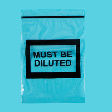 MedValue Must Be Diluted Bags, 4 x 6