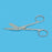 MedValue Lister Bandage Scissors, 4-1/2 Inch, Matte Satin