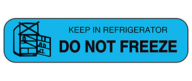 MedValue Keep In Refrigerator Do Not Freeze Labels