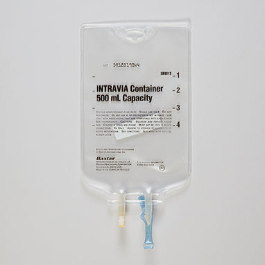 Sterile INTRAVIA Empty IV Bags, 500mL