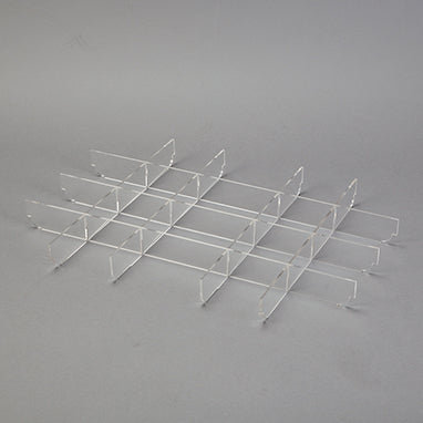 MedValue Clear Acrylic Divider Set for Shallow Crash Cart Boxes