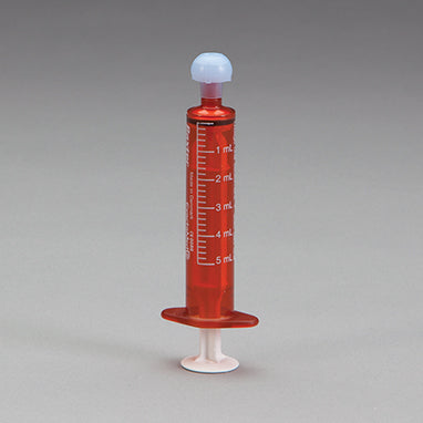 ExactaMed Oral Dispensers w/ Tip Caps, 5mL - Amber