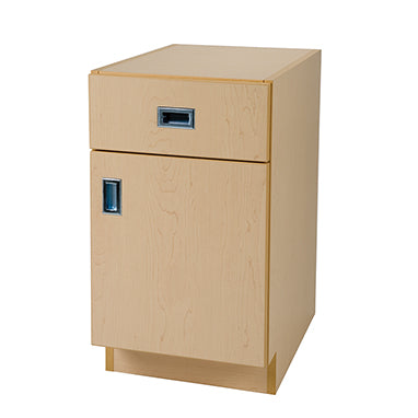 MedValue Desk Cabinet with Drawer and Door, Hinged Right