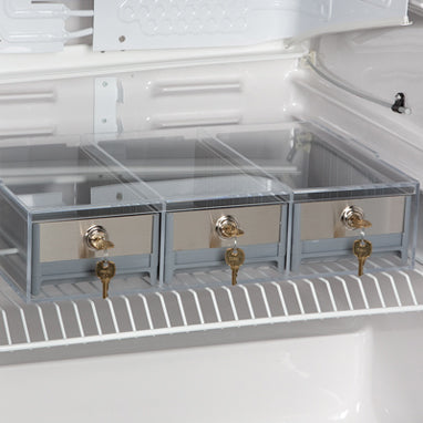 MedValue Stackable Refrigerator Cassette, 3-Drawer, Key Lock