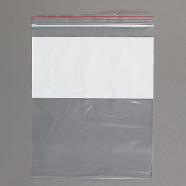 MedValue Easy-Write Reclosable Bags, Single-Track, 8 x 10