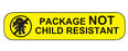 MedValue Package Not Child Resistant Labels