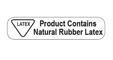 MedValue Product Contains Natural Rubber Latex Labels