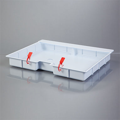 MedValue Shallow Crash Cart Box For Metro® Lifeline Cart with Clear Slide-In Lid