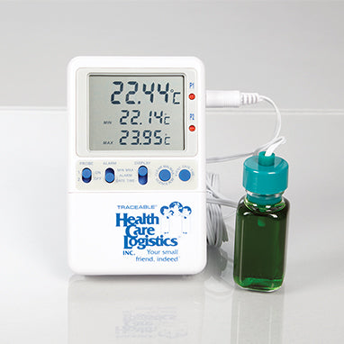 MedValue Hi-Accuracy Refrigerator Thermometer w/ 1 probe bottle