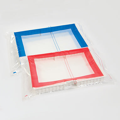 MedValue Security Bags w/ Red Border forFull-Size Crash Cart Boxes, 29 x 20