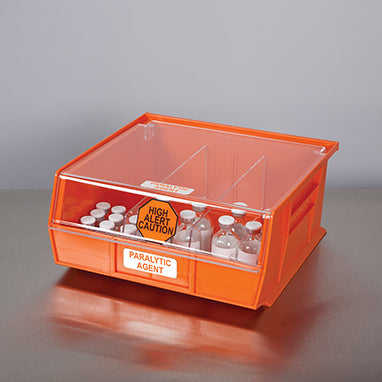 MedValue High Alert Paralytic Bin - 1412 Orange