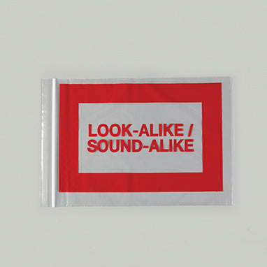 MedValue Look-Alike Sound-Alike Bags, 4 x 6