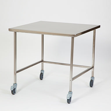 MedValue Stainless Steel Mobile Table, 36"W