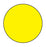 MedValue Blank Circle Labels, Yellow