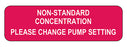 MedValue Non-Standard Concentration Labels