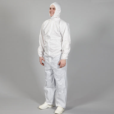 MedValue Coveralls w/ Hood, Non-Sterile