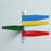 MedValue Room Status Signal, 4 Flag, Red, Green, Yellow and Blue