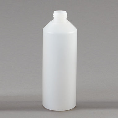 MedValue Cylinder Plastic Bottles, 500mL