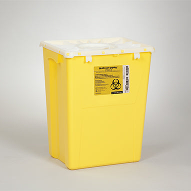 MedValue Chemo Waste Containers, 12 Gallon, Case