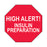 MedValue High Alert Insulin Preparation Labels