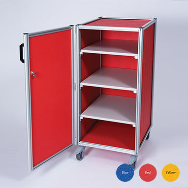 MedValue Supply Transport Cart with Three Shelves