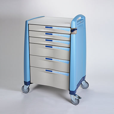 Avalo® Emergency Cart, Blue