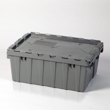 MedValue Hinged Lid Transfer Box, 21.5x9x15