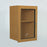 MedValue Wall Cabinet with Windows and Lock, 18 Inch