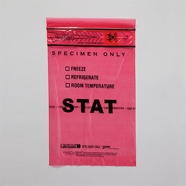 MedValue Biohazard STAT Bags, 6 x 9