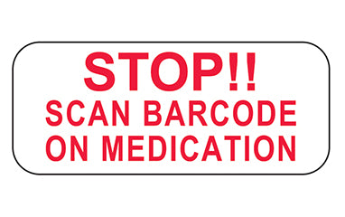 MedValue Stop Scan Barcode on Medication Labels