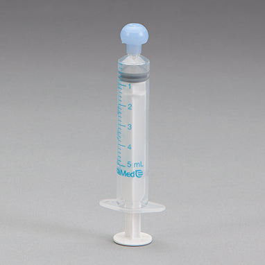 ExactaMed Oral Dispensers w/ Tip Caps, 5mL - Clear