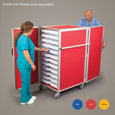 MedValue Transport Cart for 24 Crash Cart Boxes