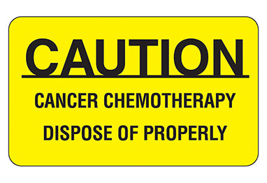 MedValue Caution Cancer Chemotherapy Labels