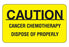 MedValue Caution Cancer Chemotherapy Labels