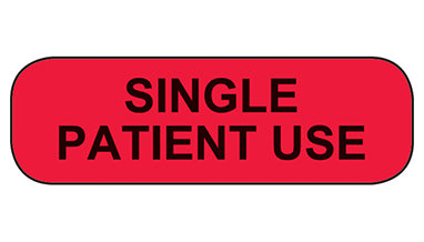 MedValue Single Patient Use Label