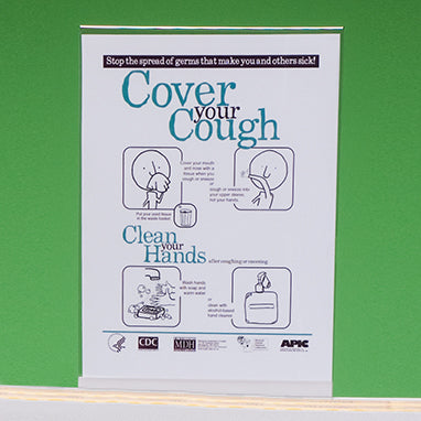 MedValue Sign Holder for Respiratory Hygiene Station