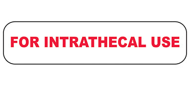 MedValue For Intrathecal Use Labels