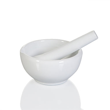 MedValue Ceramic Mortar and Pestle Set, 16 oz.