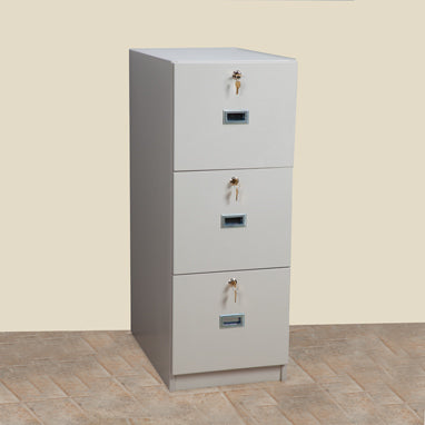 MedValue Three-Drawer File Cabinet