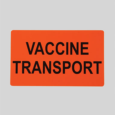 MedValue Vaccine Transport Label