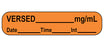 MedValue Versed Date Labels