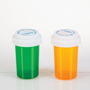 MedValue Vials with Reversible Caps, 20 Dram