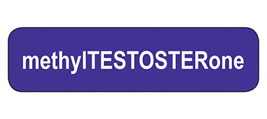 MedValue methylTESTOSTERone Label, Removable Adhesive