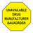 MedValue Unavailable Drug Manufacturer Backorder Labels