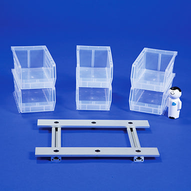 MedValue Bin Holder for Mobile Hygiene Station, Six #MV-992362 Bins