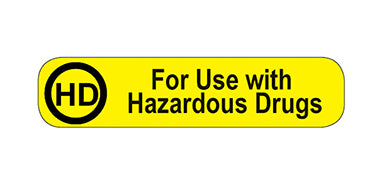 MedValue For Use with Hazardous Drugs Labels