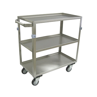 MedValue Stainless Steel Cart, 3-Shelf