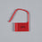 MedValue Extra-Large Heavy-Duty Padlock Seals, Numbered, Red