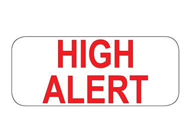 MedValue High Alert Labels